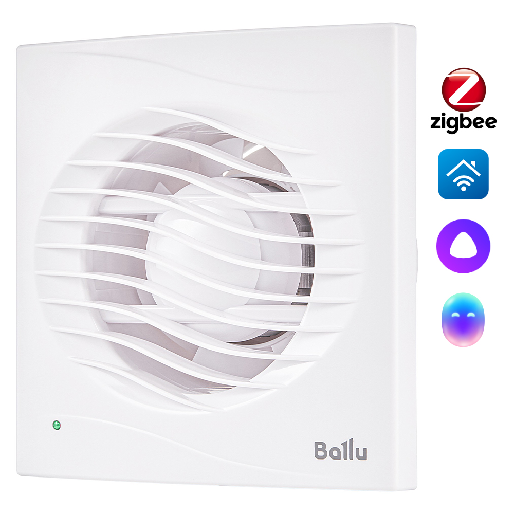 Фото Вентилятор вытяжной Ballu BAF-AR 100 V с обратным клапаном