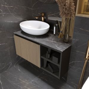 Тумба 1Marka Rail 90П 1я 2п Gray
