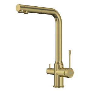Смеситель для кухни однорычажный (для фильтра) 56A5026-MattGold с поворотным аэратором