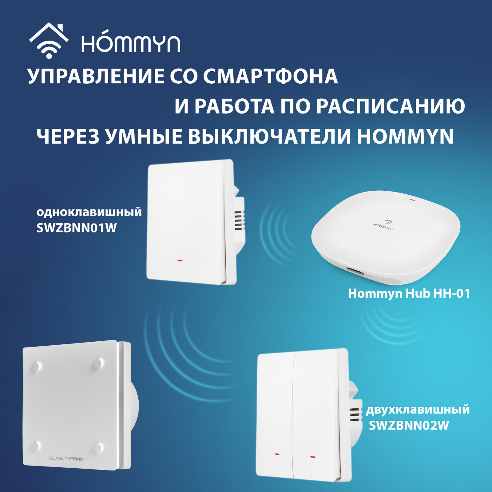 Дополнительное фото №9 Вентилятор вытяжной Royal Thermo Calipso RAFC 120 white