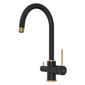Смеситель Elghansa KITCHEN 56B5216-BlackGold для кухни однорычажный (для фильтра) с боковым пе