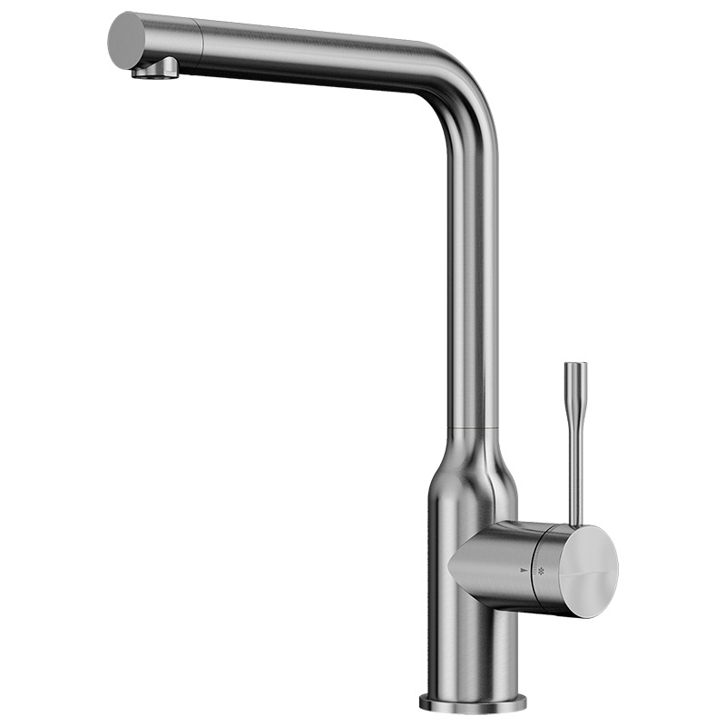 Дополнительное фото №2 Смеситель для кухни Elghansa KITCHEN 56A2026-Steel однорычажный с поворотным аэратором 