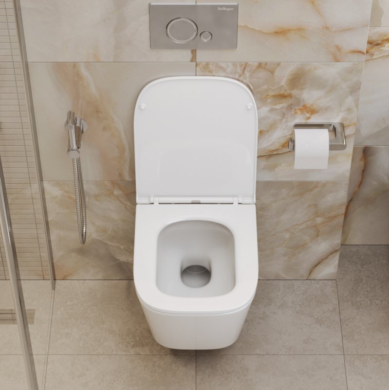 Дополнительное фото №5 Унитаз подвесной Belbagno ARDENTE-TOR со смывом торнадо с сиденьем BB2322SC