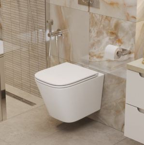 Унитаз подвесной Belbagno ARDENTE-TOR со смывом торнадо с сиденьем BB2322SC