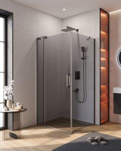 Душевой угол Cezares SLIDER-AH-1-90-100/110-GRIGIO-GM