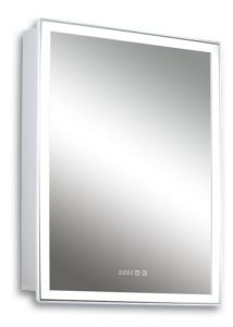 AZARIO зеркало-шкаф Киото 60 (600*800) правый, сенсор, часы, тепл/холод свет