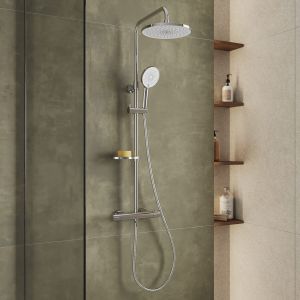 Душевая система Milardo Ideal Spa с термостатом,глянцевый хром