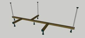 Каркас для ванны 1Marka Deep 150х80 R/L