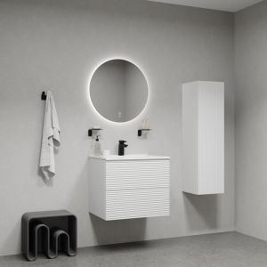 Тумба Iddis Bild 60 белая подвесная с раковиной 