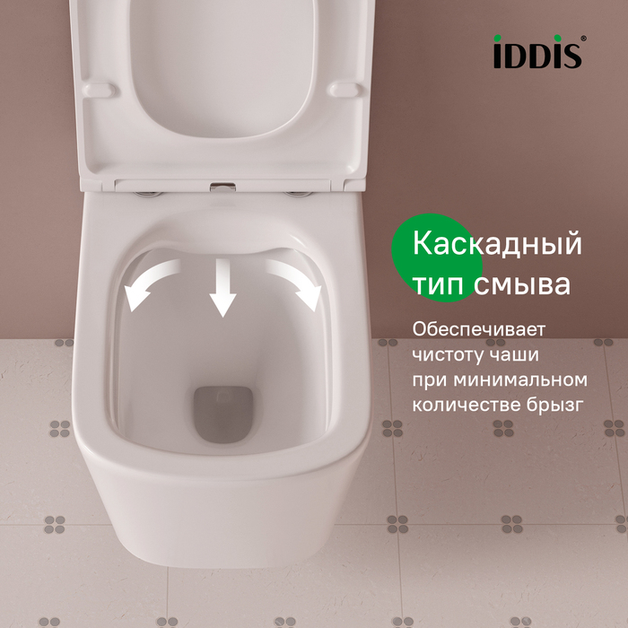 Дополнительное фото №6 Унитаз подвесной Iddis Bild белый