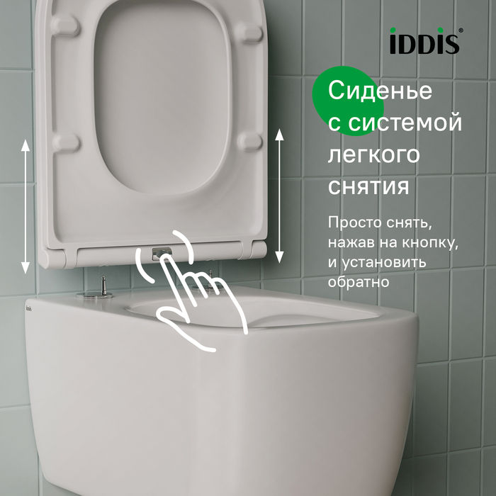 Дополнительное фото №7 Унитаз подвесной Iddis Bridge, белый