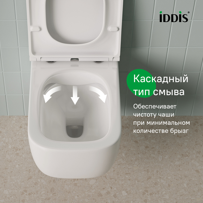 Дополнительное фото №10 Унитаз подвесной Iddis Bridge, белый