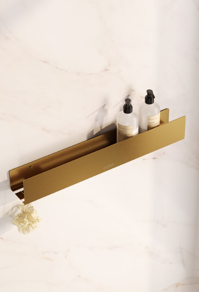 Дополнительное фото №2 Полка подвесная Boheme Free 60см Matt Gold
