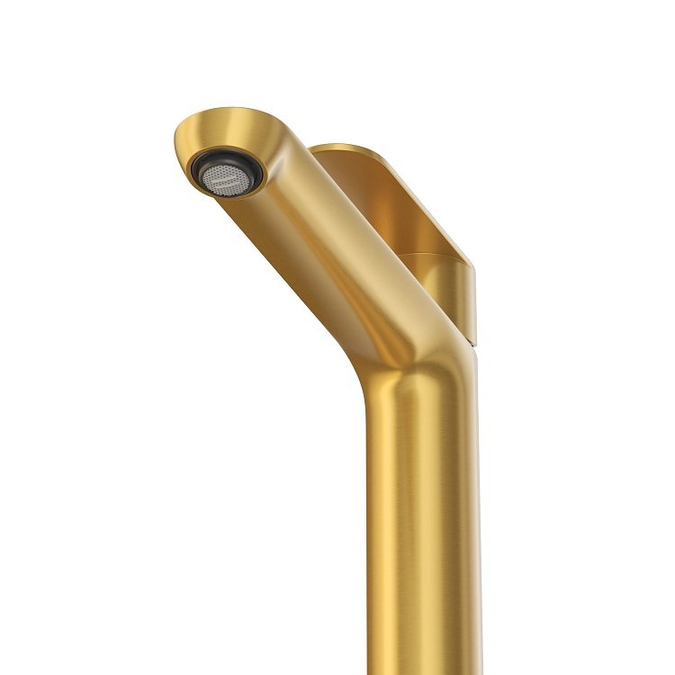 Дополнительное фото №4 Смеситель для накладной раковины Cezares Stylus однорычажный, золото матовое