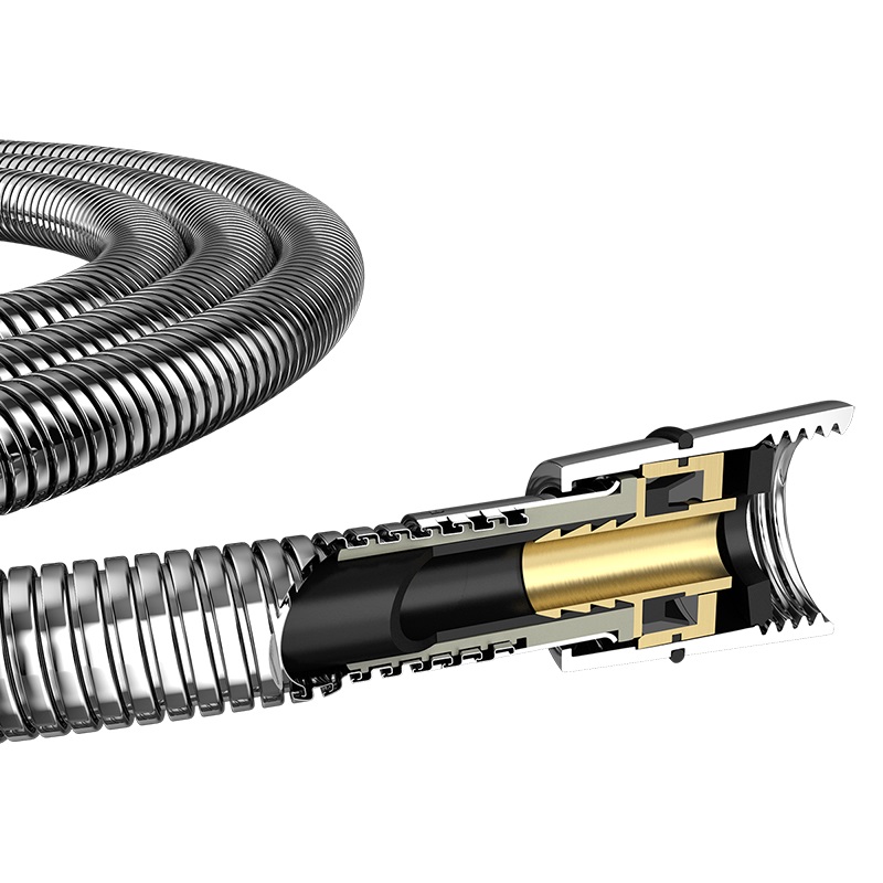Дополнительное фото №2 Шланг для выдвижных леек Elghansa SHOWER HOSE SH118-New, 200 см