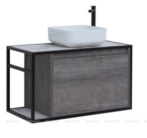 Тумба Aquanet Nova Lite LOFT 90R дуб рошелье с столешницей TF01