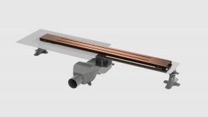 Душевой лоток Premium Trendy 60см, нерж.сталь COPPER BRUSHED