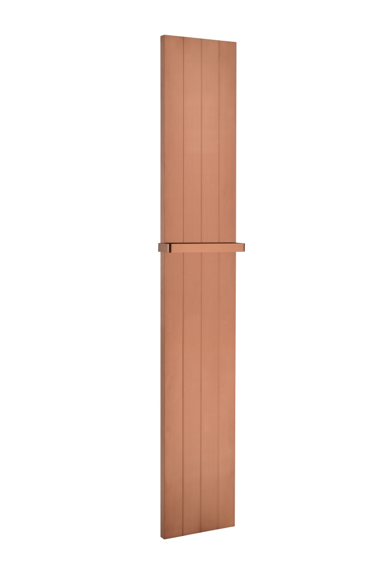 Фото Полотенцесушитель электрический FLAT COPPER BRUSHED