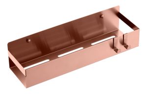 Полка подвесная + 2 крючка COPPER BRUSHED