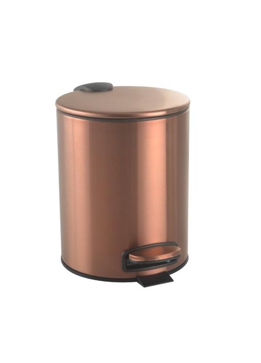 Фото Ведро с педалью COPPER BRUSHED