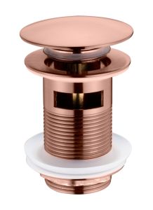Слив для раковины, автомат(клик-клак) COPPER BRUSHED c переливом
