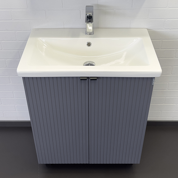 Дополнительное фото №6 Тумба Comforty Лима-70 Н антрацит с раковиной Como 70