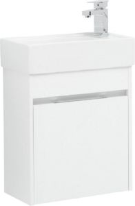 Тумба Aquanet Лидс 50 белая Topcounter с раковиной Sanovit