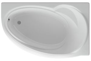 Ванна акриловая Aquatek Бетта 160x97 правая с каркаса, + экран