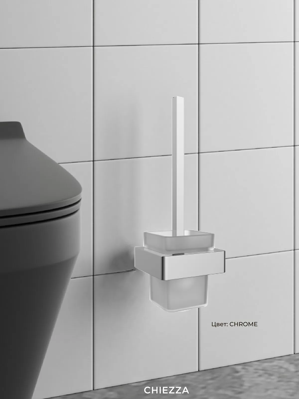 Дополнительное фото №2 Держатель для туалетной щетки,Bonivera Bathroom хром