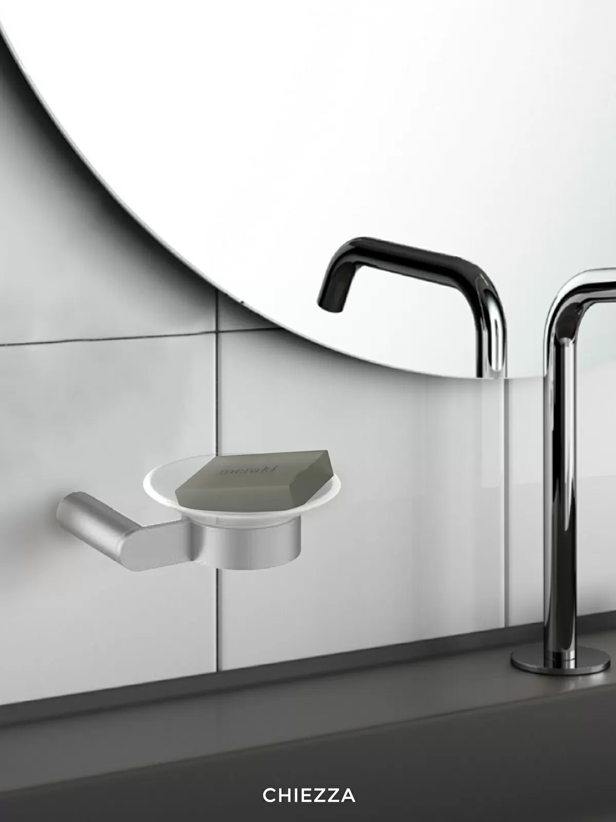 Дополнительное фото №2 Держатель для мыльницы Ribago Oval Bathroom, хром