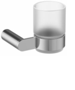 Одиночный держатель для стакана Ribago Oval Bathroom, хром
