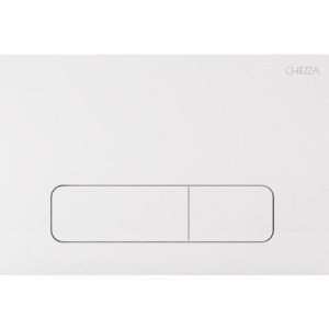 Клавиша смыва глянцевая белая, пластик CHIEZZA CH002AATA 165*245*12.6мм