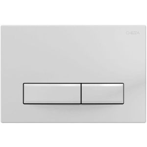 Клавиша смыва глянцевая белая, пластик CHIEZZA CH009AATA 165*245*9.5мм
