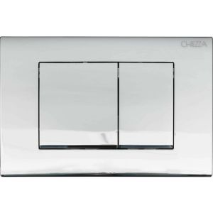 Клавиша смыва хром, пластик CHIEZZA CH001BATA 165*245*11.7мм
