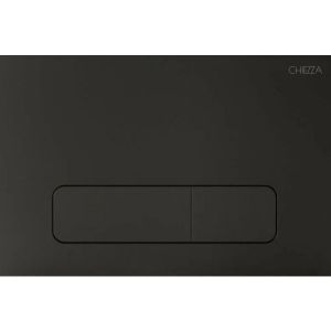 Клавиша смыва черная матовая, пластик CHIEZZA CH002DATA 165*245*12.6мм