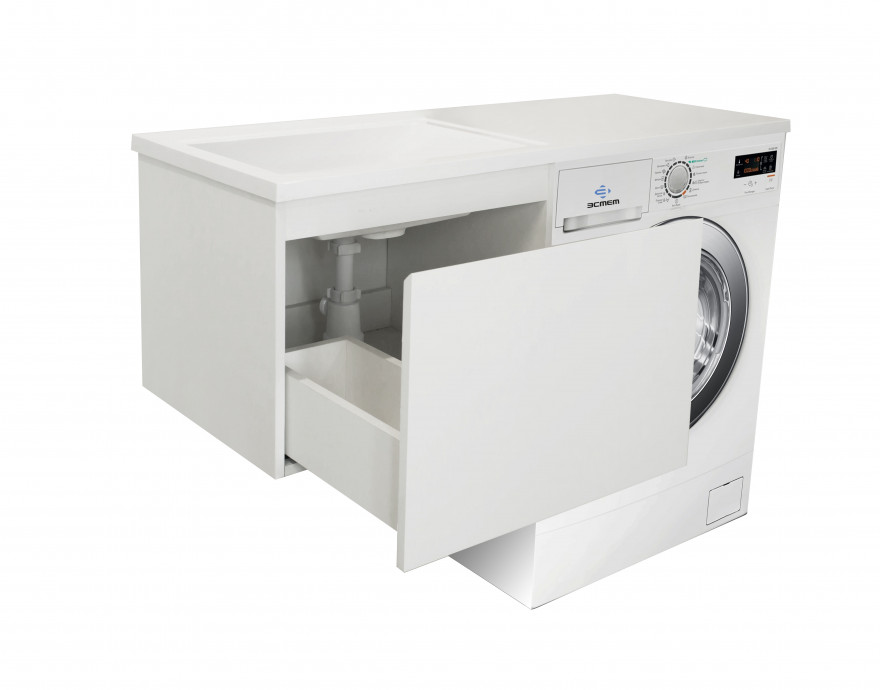 Дополнительное фото №1 Комплект мебели Dallas Luxe 1100х482 правосторонний подвесной 1 ящик, с кронштейном