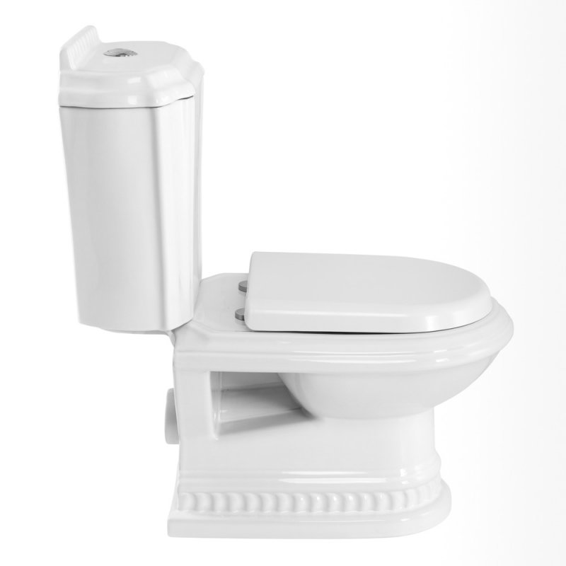 Дополнительное фото №2 Унитаз компакт Cezares King Palace c сиденьем, кнопка хром