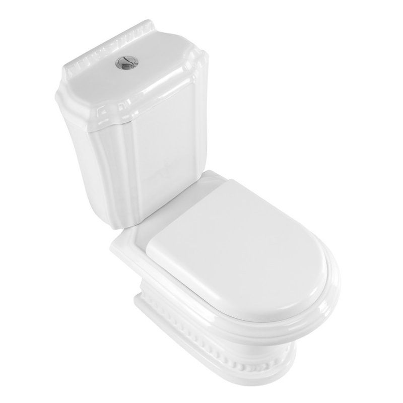 Дополнительное фото №3 Унитаз компакт Cezares King Palace c сиденьем, кнопка хром