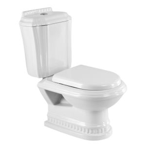 Унитаз компакт Cezares King Palace c сиденьем, кнопка хром