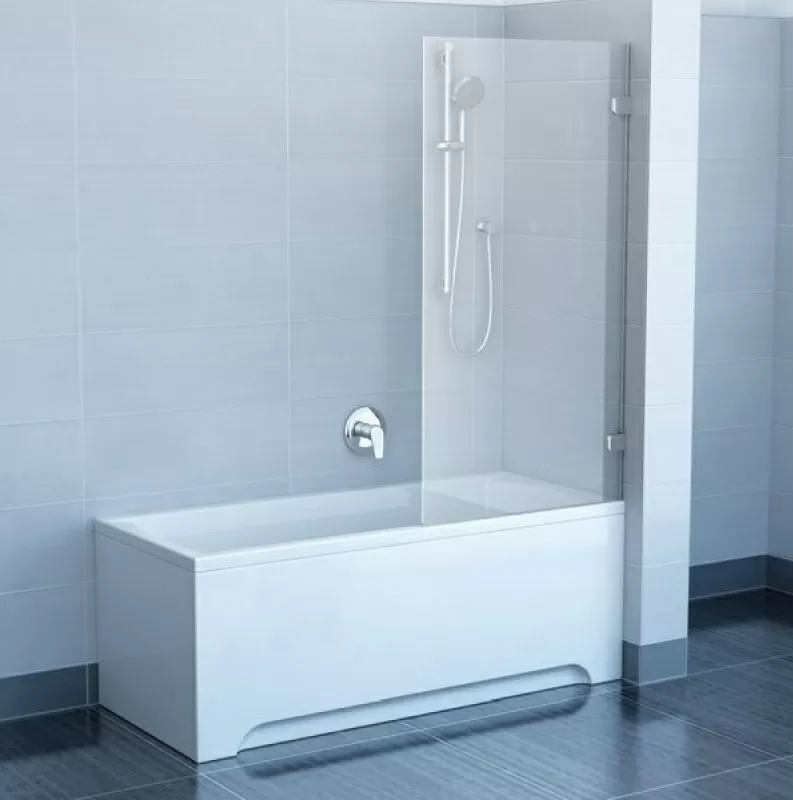 Фото Шторка для ванны ravak BVS1-80 хром , транспарент