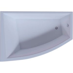 Ванна акриловая Aquatek Оракул 180х125 левая с фр.экр. (вклеенный каркас)