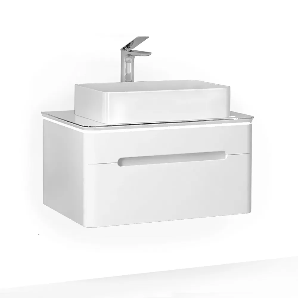 Фото Тумба Shine 75 подвесная белая