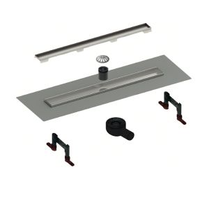 TECEspring linus. Комплект для монтажа дренажного канала, 900 мм, plate, с мембраной